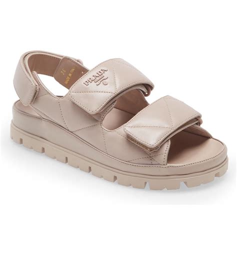 prada sandals nordstrom|Prada denim sandals.